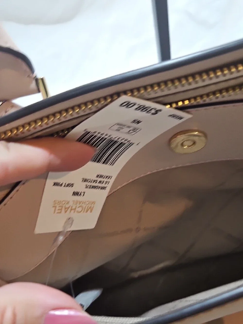 Michael Kors Blush Pink Saffiano Leather Satchel with Matching Wallet